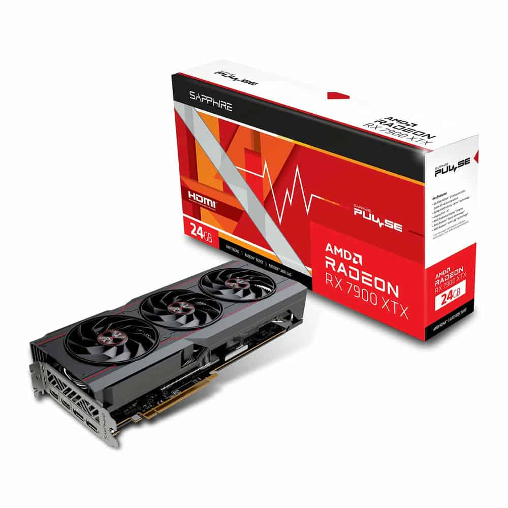 Sapphire AMD Radeon RX 7900 XTX PULSE 24GB Graphics Card